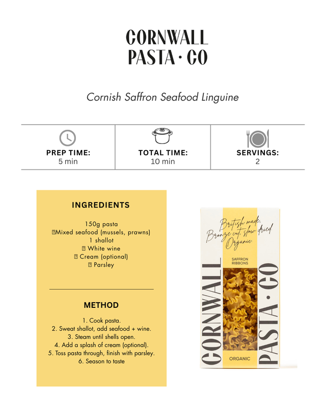 Organic Cornish Saffron Ribbons