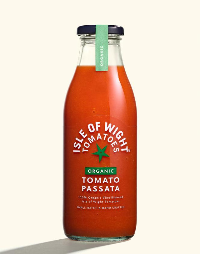 Pure Organic Tomato Passata from Isle of Wight Tomatoes